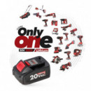 Pack de 5 Herramientas + Carro 20V Only One AICER (2X 2+4AH)