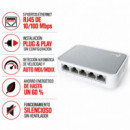 SWITCH 5 PUERTOS RJ45 10/100MBPS TP-LINK