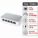 SWITCH 5 PUERTOS RJ45 10/100MBPS TP-LINK