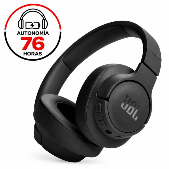 AURICULARES INALÁMBRICOS BLUETOOTH CON MICRÓFONO TUNE 720BT NEGRO JBL
