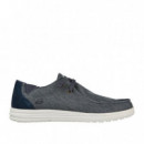 Skechers  Blue loafers 66387-Blu