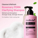 Rosemary Pdrn Shampoo Cooling Thickening
champú Refrescante y Densificador para Cabello Fino  MEDICUBE