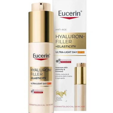 EUCERIN ANTIEDAD HYALURON FILLER+ ELASTICITY DIA ULTRALIGERA SPF 50 1 ENVASE 50 ML