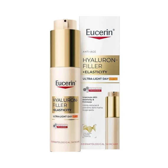 EUCERIN ANTIEDAD HYALURON FILLER+ ELASTICITY DIA ULTRALIGERA SPF 50 1 ENVASE 50 ML