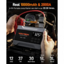 Wolfbox MegaVolt 10 Air Arrancador 12V 2.000Amp con Compresor 150 PSI