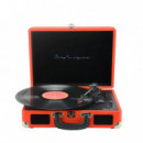 Prixton VC400 Tocadiscos Rojo