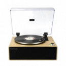 Prixton Tocadiscos Symphony con Sonido Estereo y Cámara Acústica