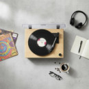 Prixton Tocadiscos Symphony con Sonido Estereo y Cámara Acústica