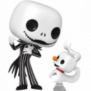 FUNKO Pop Jack Skellington con Zero Pesadilla Antes de Navidad 1808