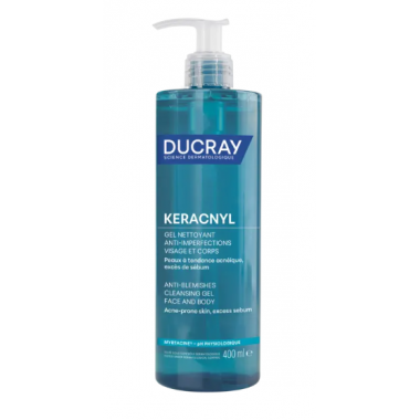 DUCRAY KERACNYL GEL LIMPIADOR ANTI-IMPERFECCIONES 400ML