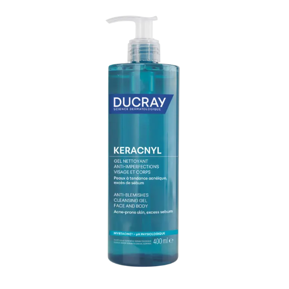DUCRAY KERACNYL GEL LIMPIADOR ANTI-IMPERFECCIONES 400ML