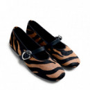 Bailarinas con Estampado de Animal  GIOSEPPO