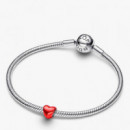 Charm Mini Corazón Rojo Metálico 794785C03