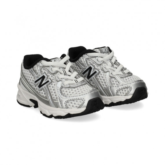 Deportivo Malla+metallic Blanco Plata  NEW BALANCE