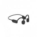 HEAD Auricular Conduccion Osea Resistente al Agua IPX8 Memoria 32Gb/Bluetooth C/Mic 11H Negro HDTW01