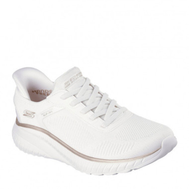 Skechers Zapatillas Bobs Squad Chaos Blancas 117497-WTGD