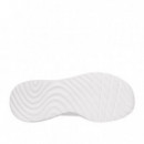 Skechers Zapatillas Bobs Squad Chaos Blancas 117497-WTGD