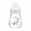 Biberon Cristal Mam Feel Good 170ML +0M Rosa  MAM BABY
