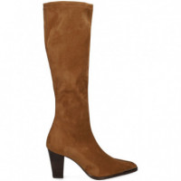 Bota Tacon Puntera  Eco ante Marron  MISS ELASTIC