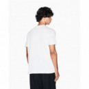 Camiseta ARMANI EXCHANGE Corazón Color Piedra