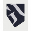 Towel Jacquard GUESS Frame Navy Sea