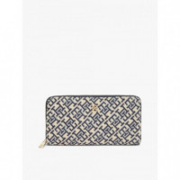Th Icon Lrg Za Jacquard Blue Mono  TOMMY HILFIGER
