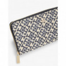 Th Icon Lrg Za Jacquard Blue Mono  TOMMY HILFIGER