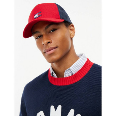 Tjm Heritage Trucker Cap Arizona Red / D  TOMMY HILFIGER