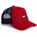 Tjm Heritage Trucker Cap Arizona Red / D  TOMMY HILFIGER