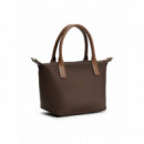 Popette Mini Tote Fondant Brown  TOMMY HILFIGER