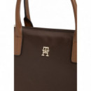 Popette Mini Tote Fondant Brown  TOMMY HILFIGER