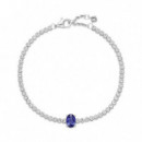 PANDORA Pulsera en Plata de Ley Dos Tonos Brillante 590039C01