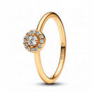 PANDORA Anillo Halo Redondo en Pavé 163554C01