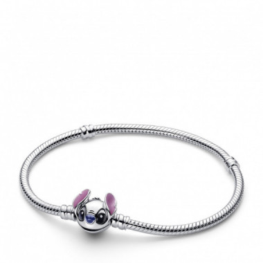 PANDORA Pulsera con Cadena de Serpiente de Disney Stitch 593738C01