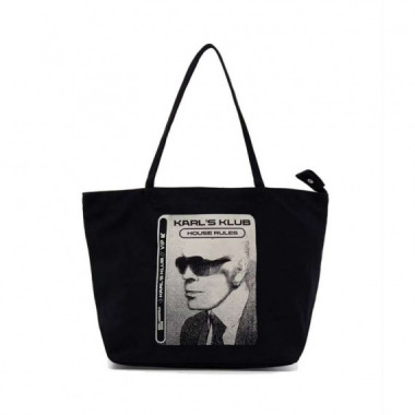 Bolso estilo tote con estampado