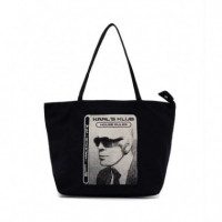 Bolso estilo tote con estampado