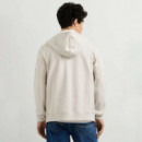 Sudadera capucha y cremallera fit regular