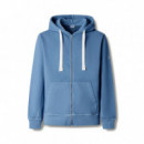 Sudadera capucha y cremallera fit regular