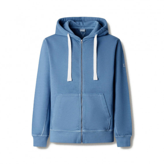 Sudadera capucha y cremallera fit regular