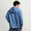 Sudadera capucha y cremallera fit regular