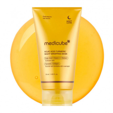 Kojic Acid Turmeric Wrapping Mask
Mascarilla Facial De Noche Iluminadora