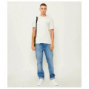 Camiseta Blanca Tommy Jeans Logo Verde