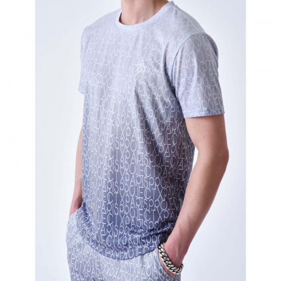 Camiseta Project X Paris Gris Estampada