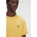 Camiseta Fred Perry Ringer Amarilla