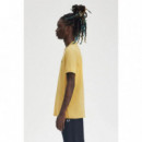 Camiseta Fred Perry Ringer Amarilla