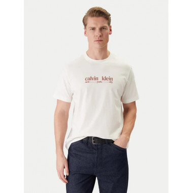 Camiseta Calvin Klein Blanco Hueso