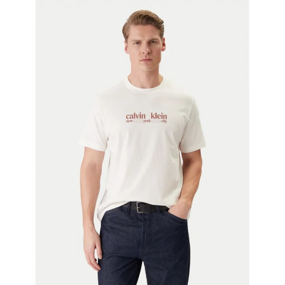Camiseta Calvin Klein Blanco Hueso
