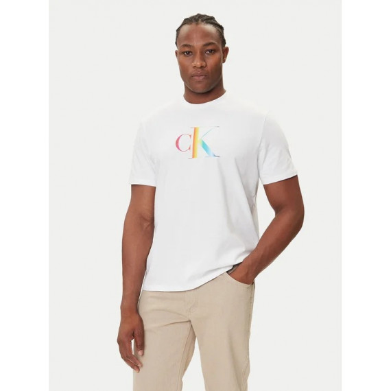 Camiseta Calvin Klein Logo Multicolor