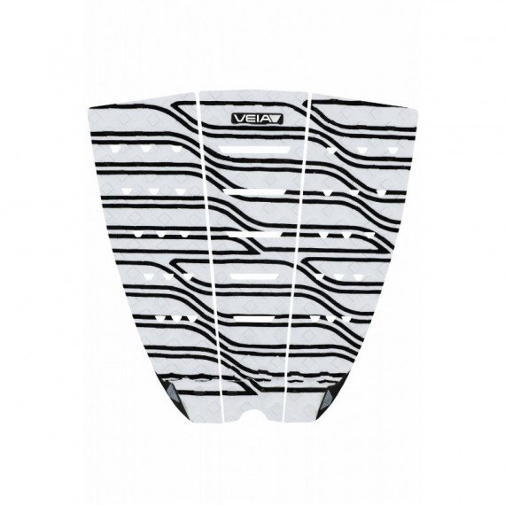Grip Veia Explorer Waveform Round Tail 3 Piece Pad - Orbiter White