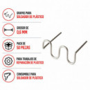 Grapas Soldador Plastico 0.6MM 50 Pcs FARGO TOOLS